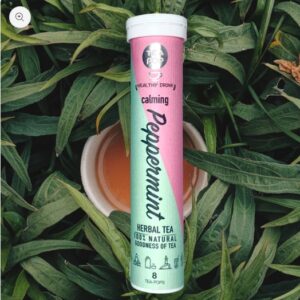 Peppermint Tea-Pop, té gourmet 100% natural de preparación rápida.